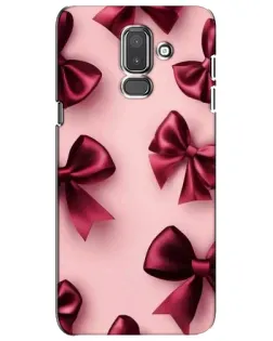 Чехол для Samsung Galaxy J8 2018 (J810) с картинкой «Бордовый атлас»