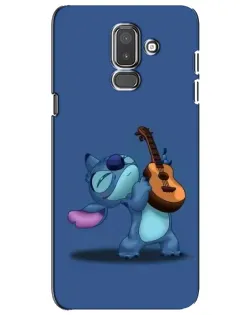 Чехол для Samsung Galaxy J8 2018 (J810) с картинкой «Стич с укулеле»