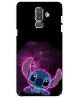 Чехол для Samsung Galaxy J8 2018 (J810) с картинкой «Неоновый Stitch»