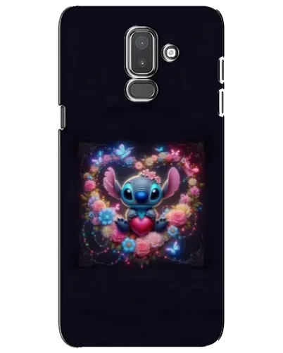 Чехол для Samsung Galaxy J8 2018 (J810) с картинкой «Stitch в цветах» Чехол для Samsung Galaxy J8 2018 (J810) с картинкой «Stitch в цветах»