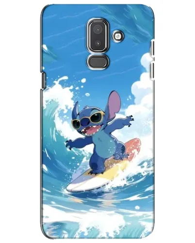 Чехол для Samsung Galaxy J8 2018 (J810) с картинкой «Стич на волне» Чехол для Samsung Galaxy J8 2018 (J810) с картинкой «Стич на волне»