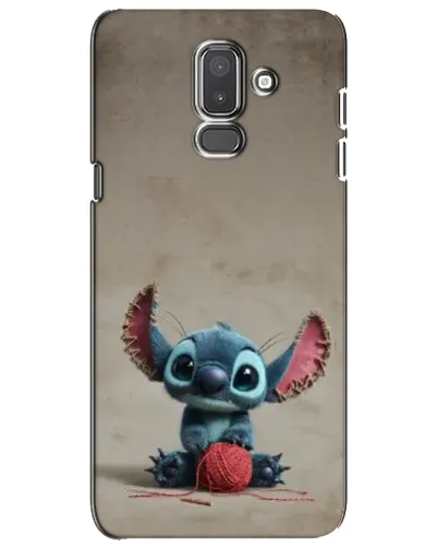 Чехол для Samsung Galaxy J8 2018 (J810) с картинкой «Стич на коричневом фоне» Чехол для Samsung Galaxy J8 2018 (J810) с картинкой «Стич на коричневом фоне»