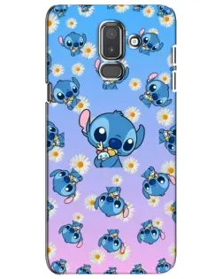 Чехол для Samsung Galaxy J8 2018 (J810) с картинкой «Паттерн со Стичем»