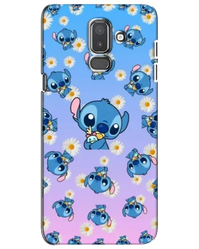 Чехол для Samsung Galaxy J8 2018 (J810) с картинкой «Паттерн со Стичем» Чехол для Samsung Galaxy J8 2018 (J810) с картинкой «Паттерн со Стичем»