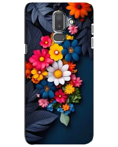 Чехол для Samsung Galaxy J8 2018 (J810) с картинкой «Цветочная феерия»