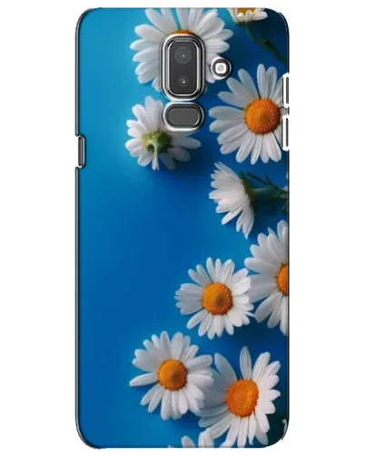 Чехол для Samsung Galaxy J8 2018 (J810) с картинкой «Белоснежные маргаритки»