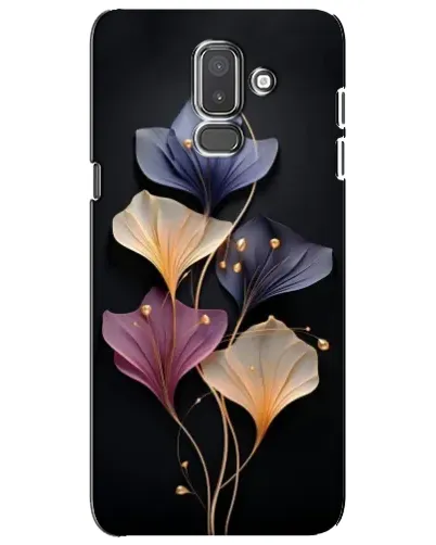 Чехол для Samsung Galaxy J8 2018 (J810) с картинкой «Лиловые цветы грации»