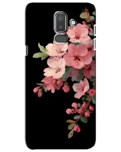 Чехол для Samsung Galaxy J8 2018 (J810) с картинкой «Розовая ветка сакуры»