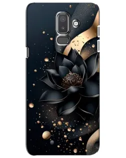 Чехол для Samsung Galaxy J8 2018 (J810) с картинкой «Черный лотос»