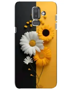 Чехол для Samsung Galaxy J8 2018 (J810) с картинкой «Подсолнух и ромашка»