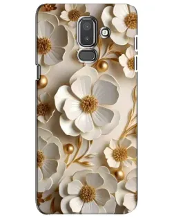 Чехол для Samsung Galaxy J8 2018 (J810) с картинкой «Белие бумажние  цвети»