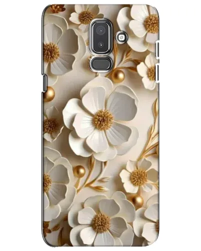 Чехол для Samsung Galaxy J8 2018 (J810) с картинкой «Белие бумажние  цвети»