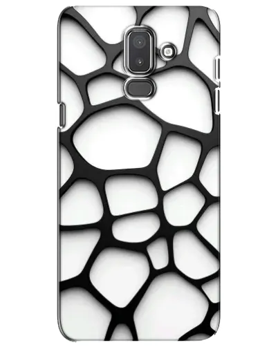 Чехол для Samsung Galaxy J8 2018 (J810) с картинкой «Белая объемная сетка» Чехол для Samsung Galaxy J8 2018 (J810) с картинкой «Белая объемная сетка»