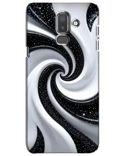Чехол для Samsung Galaxy J8 2018 (J810) с картинкой «Черно-белая спираль» Чехол для Samsung Galaxy J8 2018 (J810) с картинкой «Черно-белая спираль»