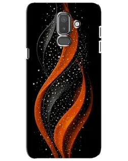 Чехол для Samsung Galaxy J8 2018 (J810) с картинкой «Огненная звездная волна»