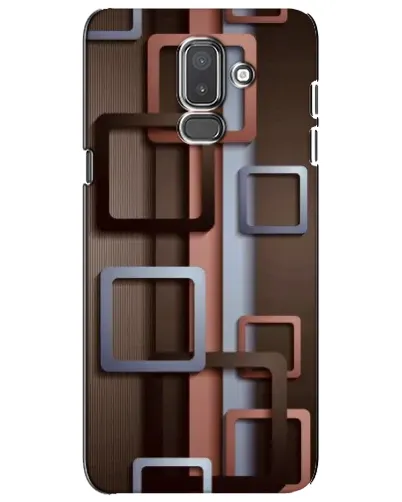 Чехол для Samsung Galaxy J8 2018 (J810) с картинкой «Коричневые объемные квадраты» Чехол для Samsung Galaxy J8 2018 (J810) с картинкой «Коричневые объемные квадраты»