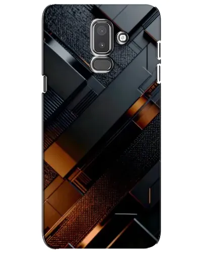Чехол для Samsung Galaxy J8 2018 (J810) с картинкой «Черные геометрические блоки» Чехол для Samsung Galaxy J8 2018 (J810) с картинкой «Черные геометрические блоки»
