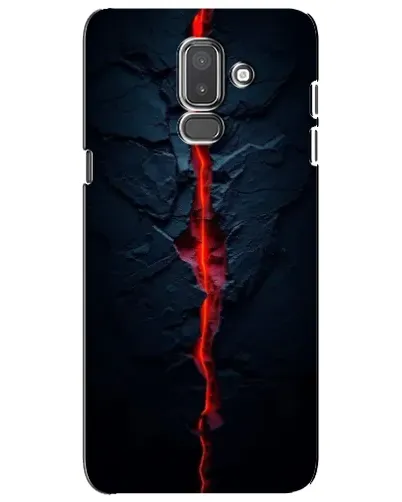 Чехол для Samsung Galaxy J8 2018 (J810) с картинкой «Kрасная лавовая трещина» Чехол для Samsung Galaxy J8 2018 (J810) с картинкой «Kрасная лавовая трещина»