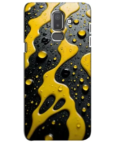 Чехол для Samsung Galaxy J8 2018 (J810) с картинкой «Жидкое желтое золото» Чехол для Samsung Galaxy J8 2018 (J810) с картинкой «Жидкое желтое золото»