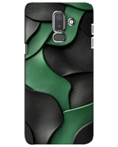 Чехол для Samsung Galaxy J8 2018 (J810) с картинкой «Зеленые кожаные волны» Чехол для Samsung Galaxy J8 2018 (J810) с картинкой «Зеленые кожаные волны»