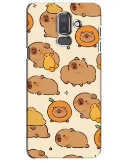 Чехол для Samsung Galaxy J8 2018 (J810) с картинкой «Капибары с апельсинами» Чехол для Samsung Galaxy J8 2018 (J810) с картинкой «Капибары с апельсинами»