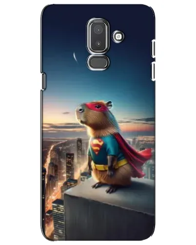 Чехол для Samsung Galaxy J8 2018 (J810) с картинкой «Капи-мен супергерой»