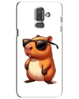 Чехол для Samsung Galaxy J8 2018 (J810) с картинкой «Капибара в очках» Чехол для Samsung Galaxy J8 2018 (J810) с картинкой «Капибара в очках»
