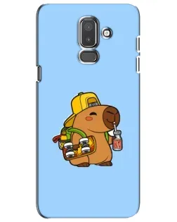 Чехол для Samsung Galaxy J8 2018 (J810) с картинкой «Капибара на скейте» Чехол для Samsung Galaxy J8 2018 (J810) с картинкой «Капибара на скейте»