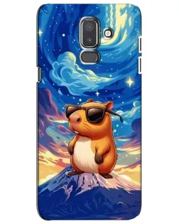 Чехол для Samsung Galaxy J8 2018 (J810) с картинкой «Капибара Ван Гога» Чехол для Samsung Galaxy J8 2018 (J810) с картинкой «Капибара Ван Гога»