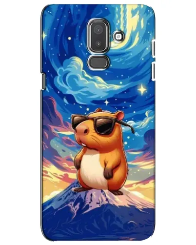 Чехол для Samsung Galaxy J8 2018 (J810) с картинкой «Капибара Ван Гога»