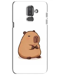 Чехол для Samsung Galaxy J8 2018 (J810) с картинкой «Толстенькая капибара» Чехол для Samsung Galaxy J8 2018 (J810) с картинкой «Толстенькая капибара»