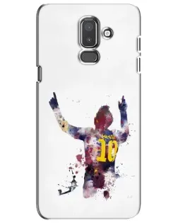 Чехол для Samsung Galaxy J8 2018 (J810) с картинкой «Messi Barca»