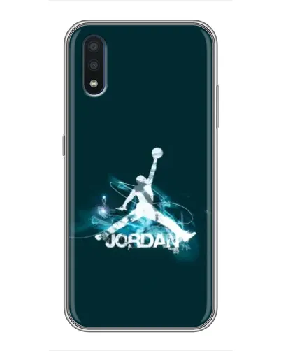 Чехол для Samsung Galaxy M01 (M015) с картинкой «Jordan Blue Fire»