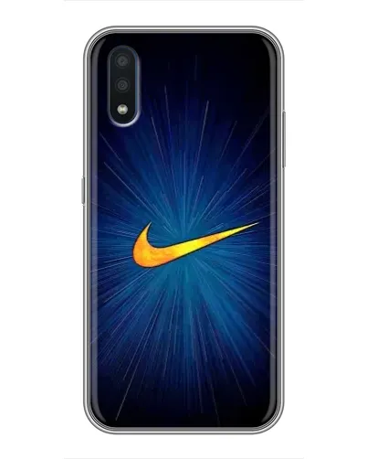 Чехол для Samsung Galaxy M01 (M015) с картинкой «Синий пульс Nike» Чехол для Samsung Galaxy M01 (M015) с картинкой «Синий пульс Nike»