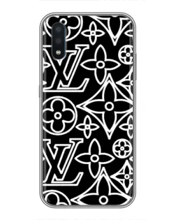 Чехол для Samsung Galaxy M01 (M015) с картинкой «Черно-белый узор LV» Чехол для Samsung Galaxy M01 (M015) с картинкой «Черно-белый узор LV»