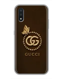 Чехол для Samsung Galaxy M01 (M015) с картинкой «Gucci — золотая бабочка» Чехол для Samsung Galaxy M01 (M015) с картинкой «Gucci — золотая бабочка»