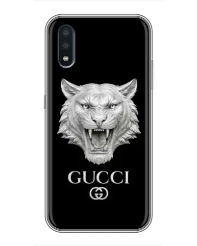 Чехол для Samsung Galaxy M01 (M015) с картинкой «Gucci — серебряный лев» Чехол для Samsung Galaxy M01 (M015) с картинкой «Gucci — серебряный лев»