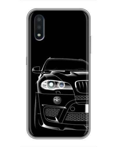 Чехол для Samsung Galaxy M01 (M015) с картинкой «Темный силуэт BMW»