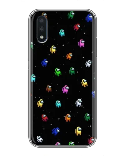 Чехол для Samsung Galaxy M01 (M015) с картинкой «Экипаж Among Us»