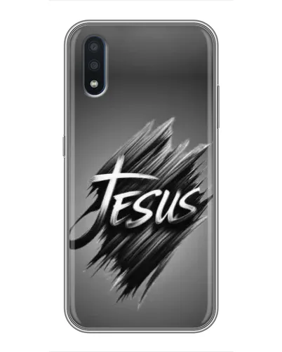 Чехол для Samsung Galaxy M01 (M015) с картинкой «Надпись Jesus Graffiti»