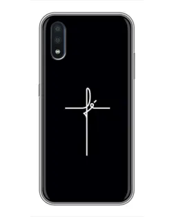 Чехол для Samsung Galaxy M01 (M015) с картинкой «Тонкий крест»