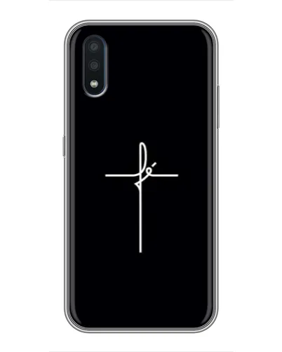 Чехол для Samsung Galaxy M01 (M015) с картинкой «Тонкий крест» Чехол для Samsung Galaxy M01 (M015) с картинкой «Тонкий крест»