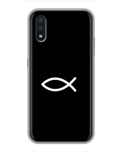 Чехол для Samsung Galaxy M01 (M015) с картинкой «Символ рыбы Jesus» Чехол для Samsung Galaxy M01 (M015) с картинкой «Символ рыбы Jesus»