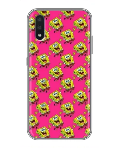 Чехол для Samsung Galaxy M01 (M015) с картинкой «Розовый паттерн»