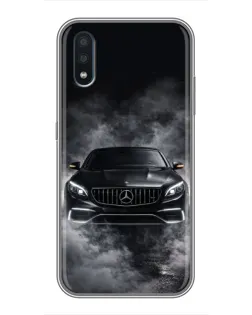 Чехол для Samsung Galaxy M01 (M015) с картинкой «Mercedes в дыму»