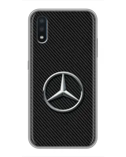 Чохол для Samsung Galaxy M01 (M015) з картинкою «Карбоновий Mercedes стиль»