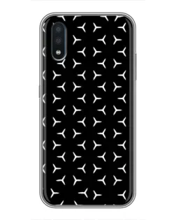 Чохол для Samsung Galaxy M01 (M015) з картинкою «Mercedes паттерн зірок»