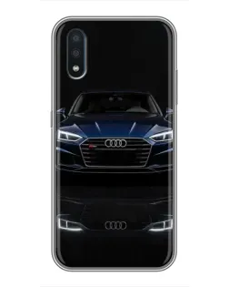 Чехол для Samsung Galaxy M01 (M015) с картинкой «Audi — ночное отражение»