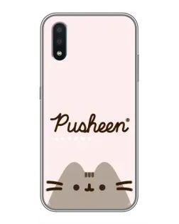 Чехол для Samsung Galaxy M01 (M015) с картинкой «Pusheen логотип»