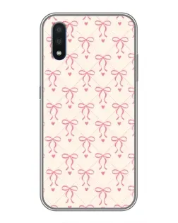 Чехол для Samsung Galaxy M01 (M015) с картинкой «Розовые бантики Coquette»